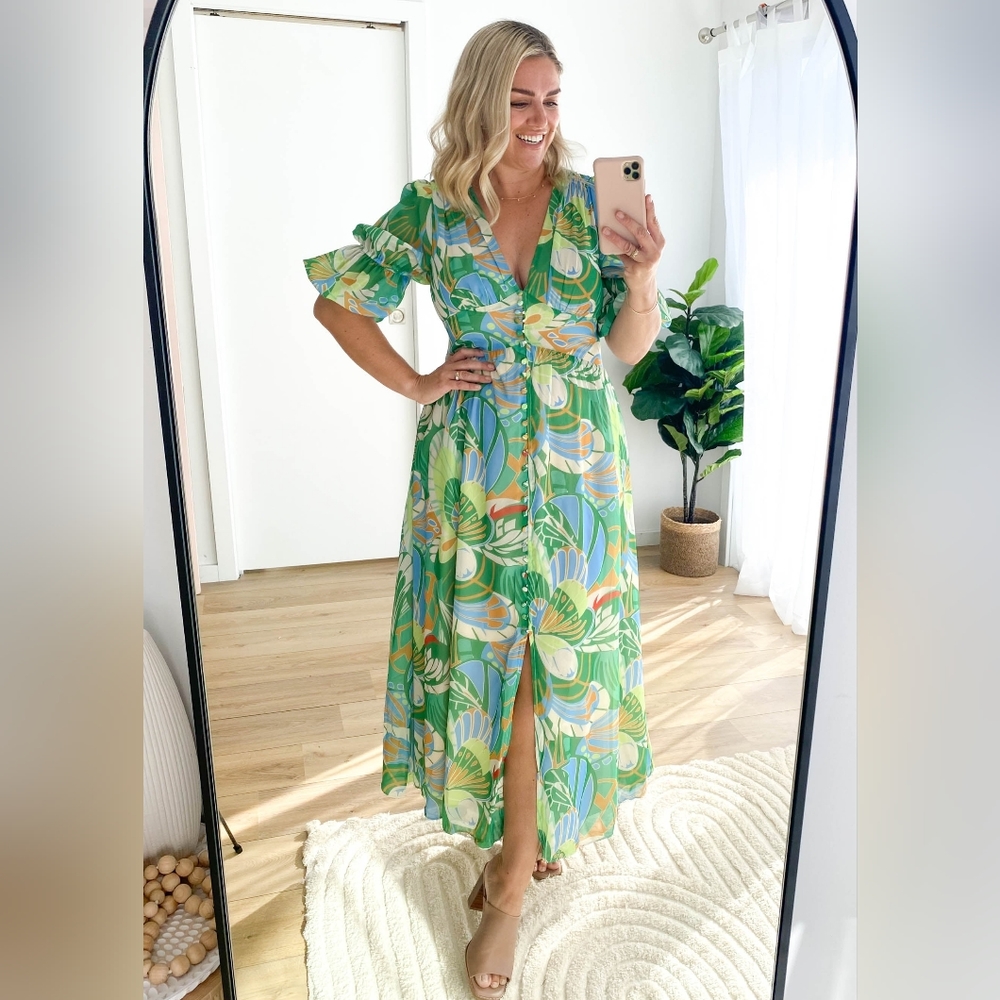 Bellagio Midi Dress - UK 20 / US 16